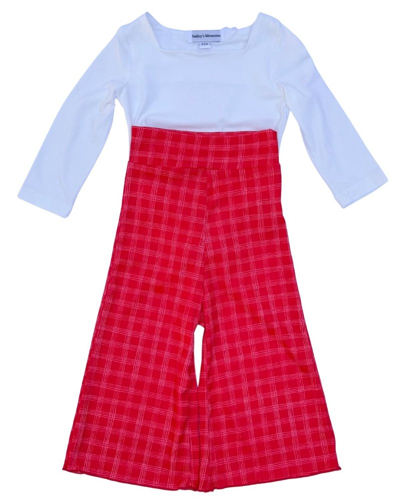 Lilith Square Neck Long Sleeve Top & Leotard - White