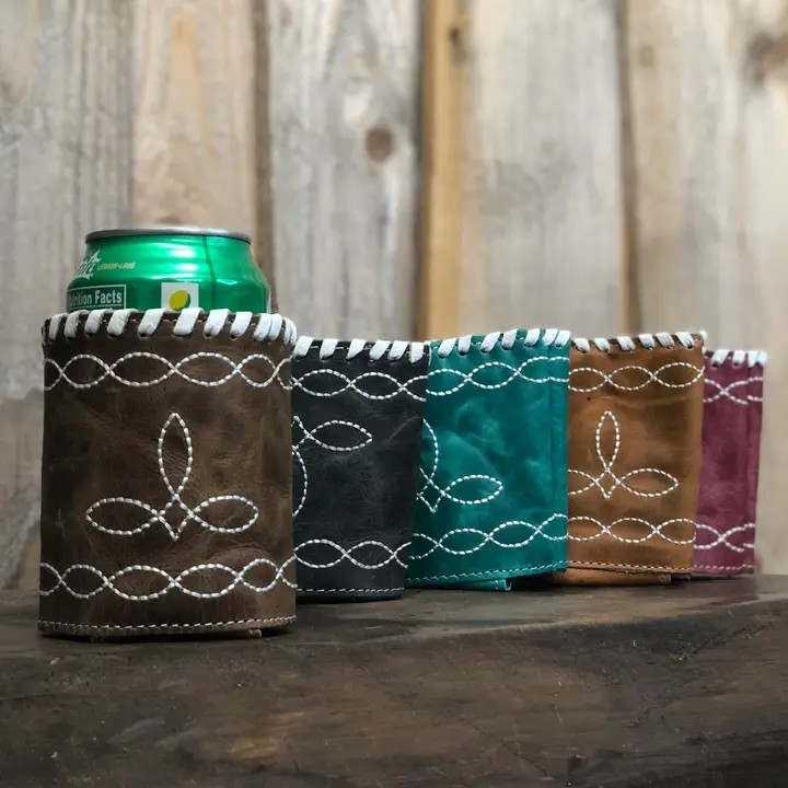 Bootstitch Leather Koozie