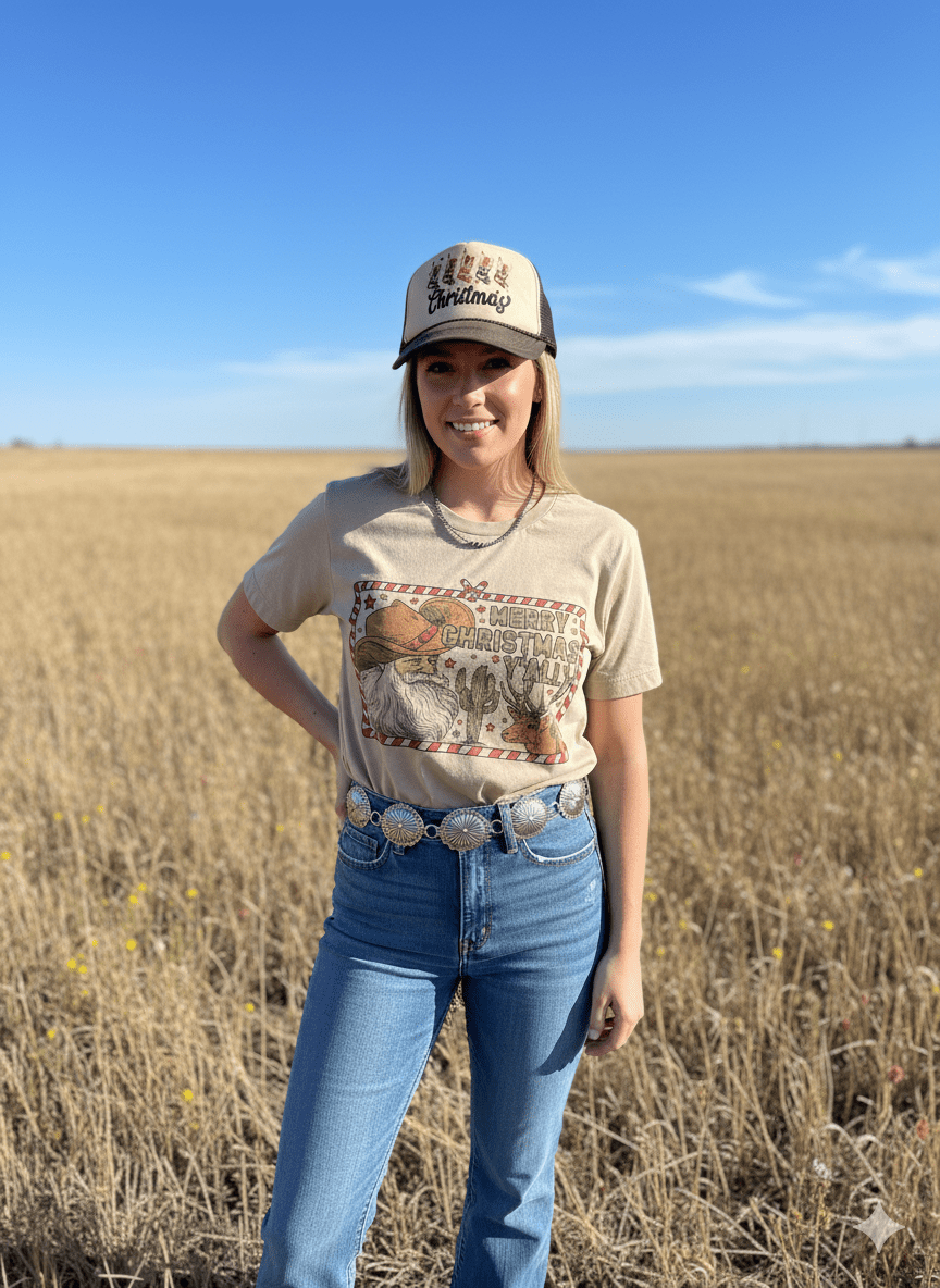 Merry Christmas Y'all Graphic Tee