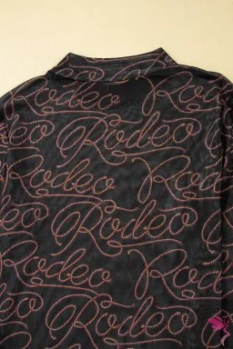 The Kasey Rodeo Mesh Top