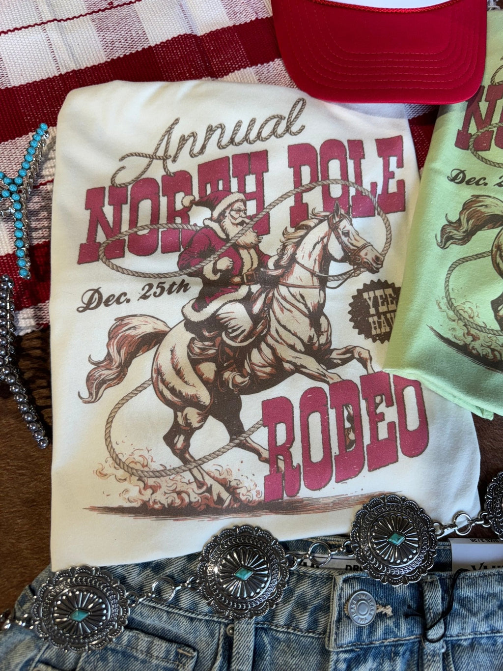 Annual North Pole Rodeo Graphic Tee