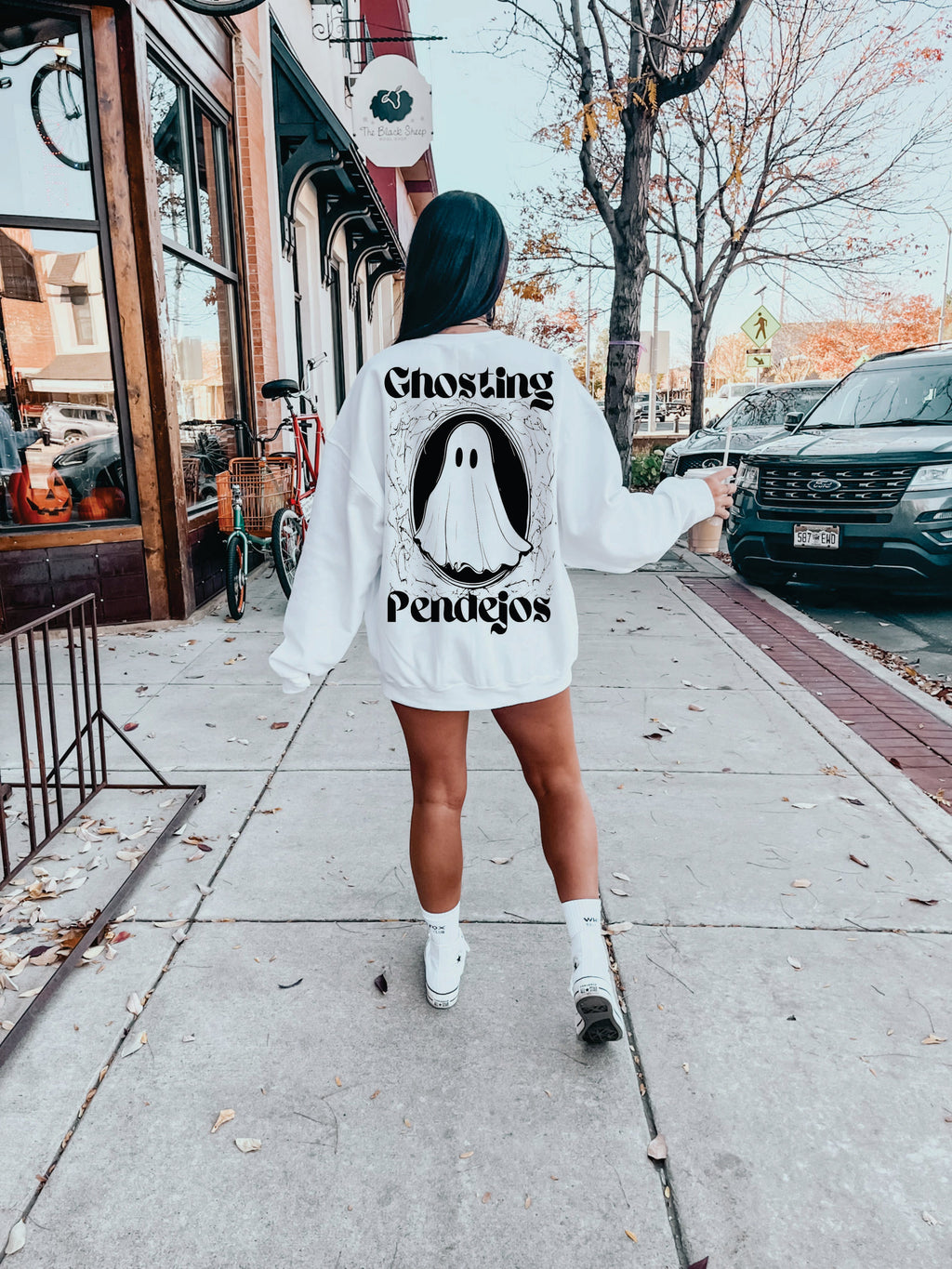 Ghosting Pendejos Graphic Tee + Crewneck Sweatshirt