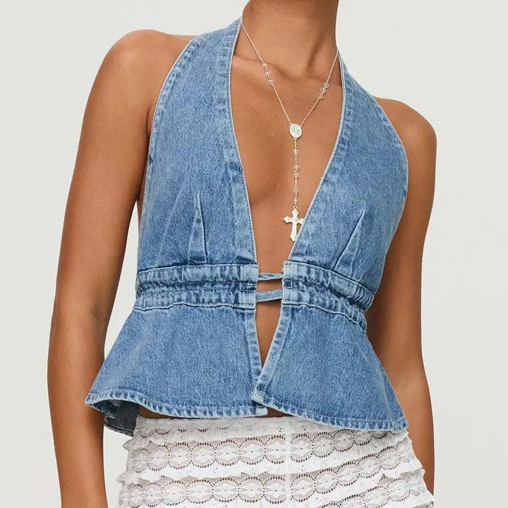 Miley Denim Vest