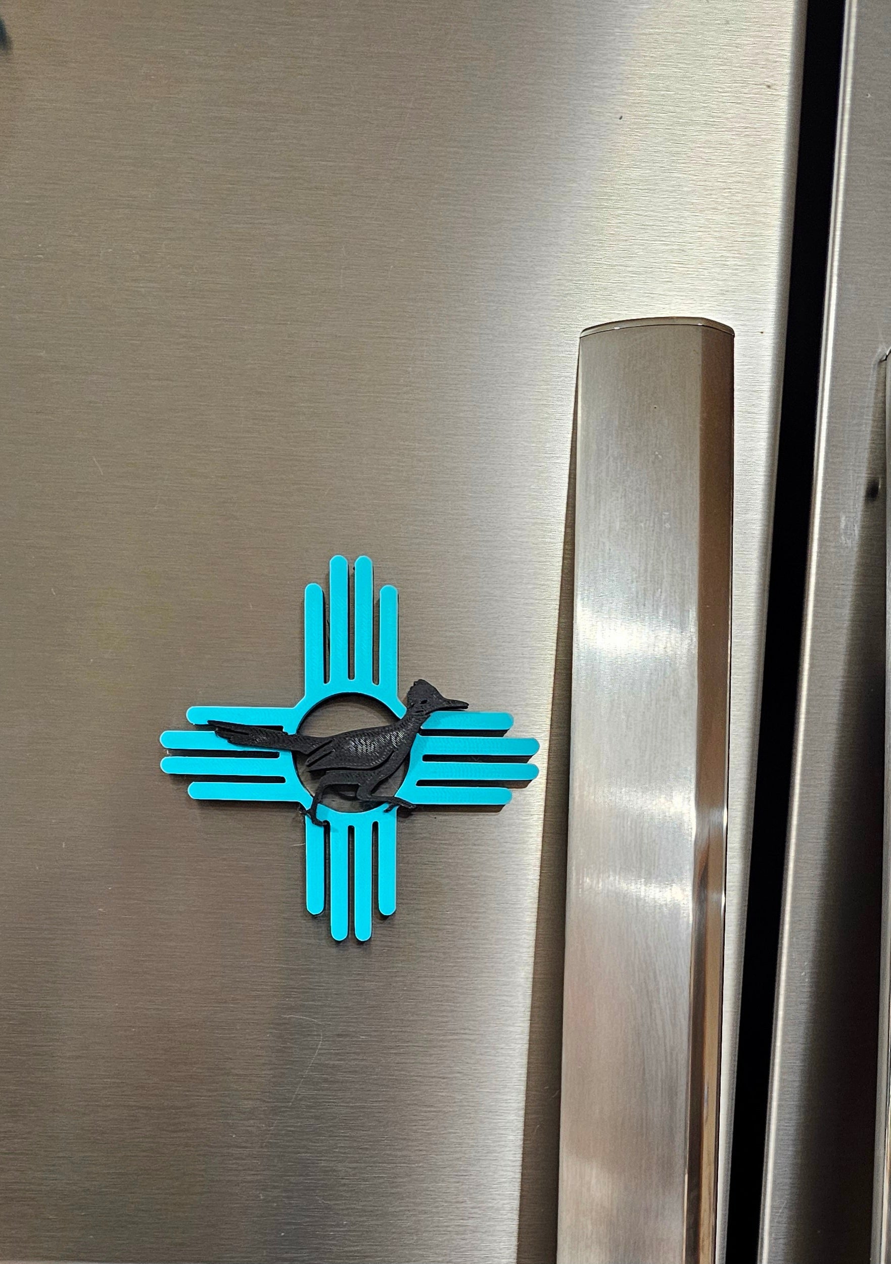 3D New Mexico Zia Magnet or Bookmark or Keychain or Earrings