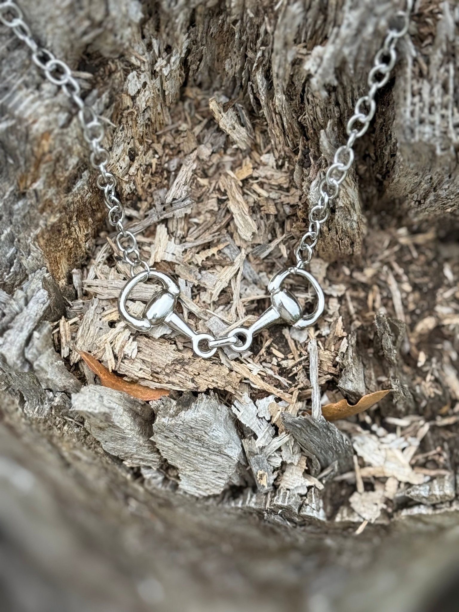 Snaffle Bit Chain Necklace