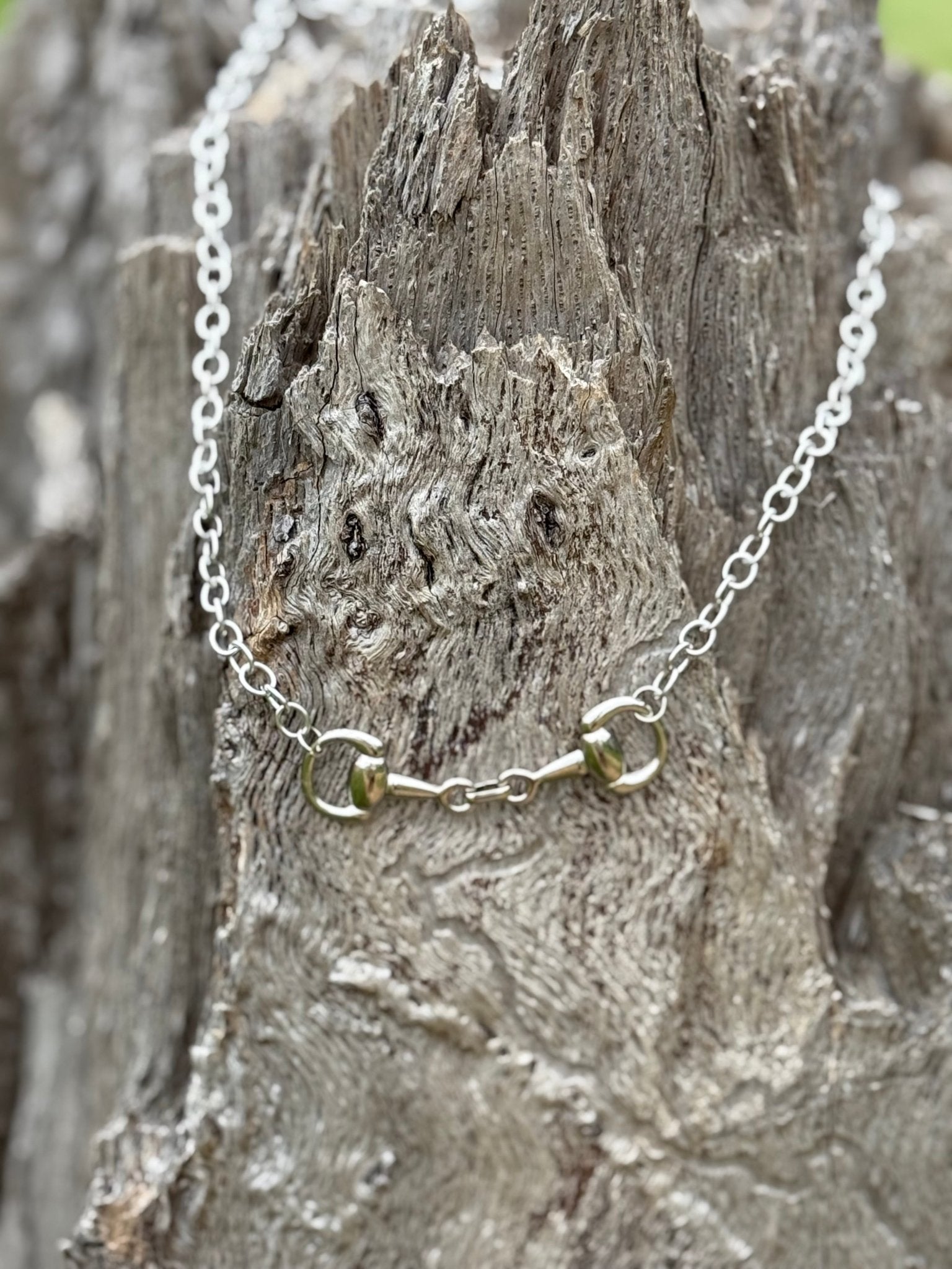 Snaffle Bit Chain Necklace