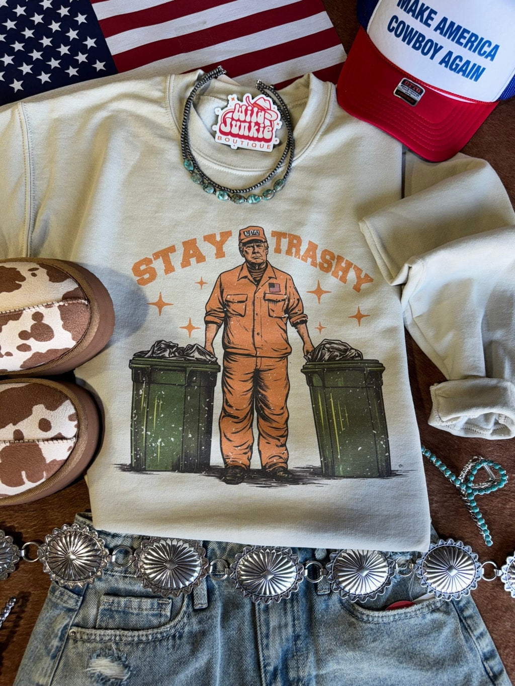 Stay Trashy Trump Graphic