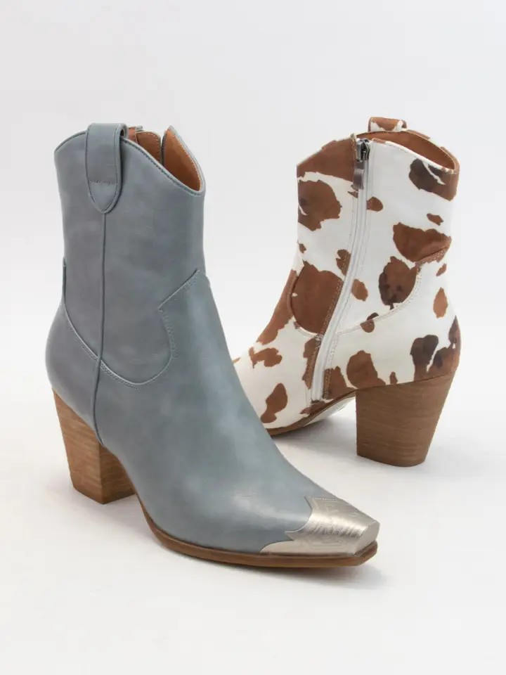 The Contessa Metallic Tip Boot