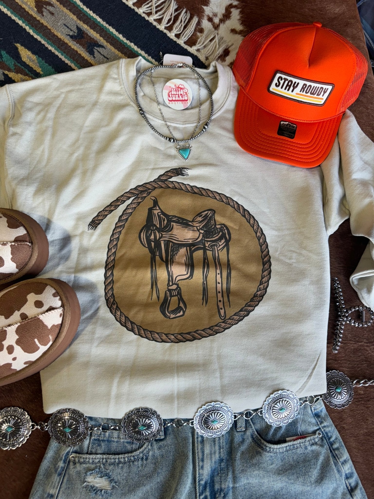 Western Saddle Graphic