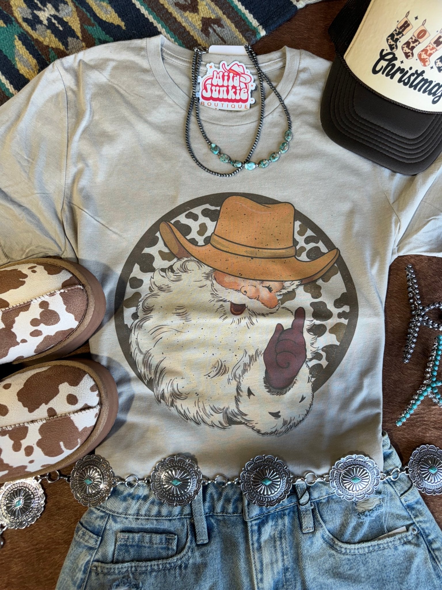 Western Santa Graphic Tee