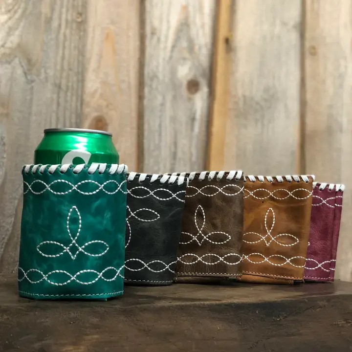 Bootstitch Leather Koozie