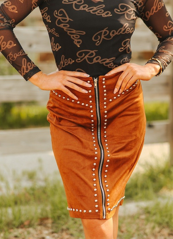 The Kasey Rodeo Mesh Top