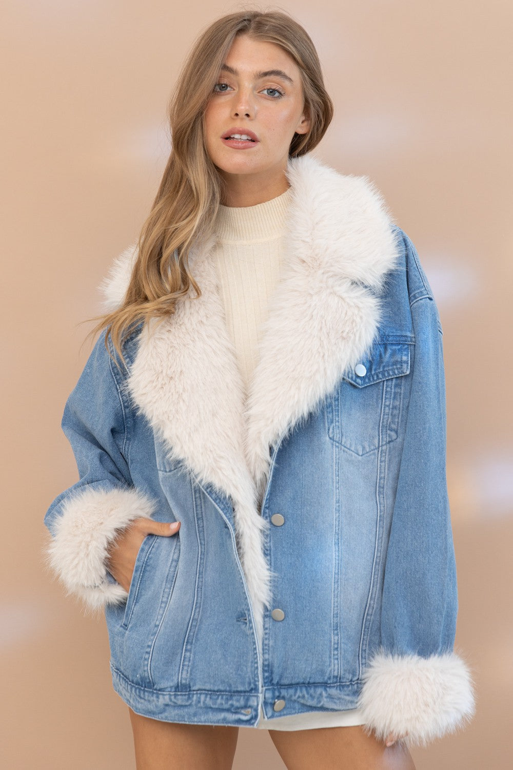 Pre Order Lined denim Jacket
